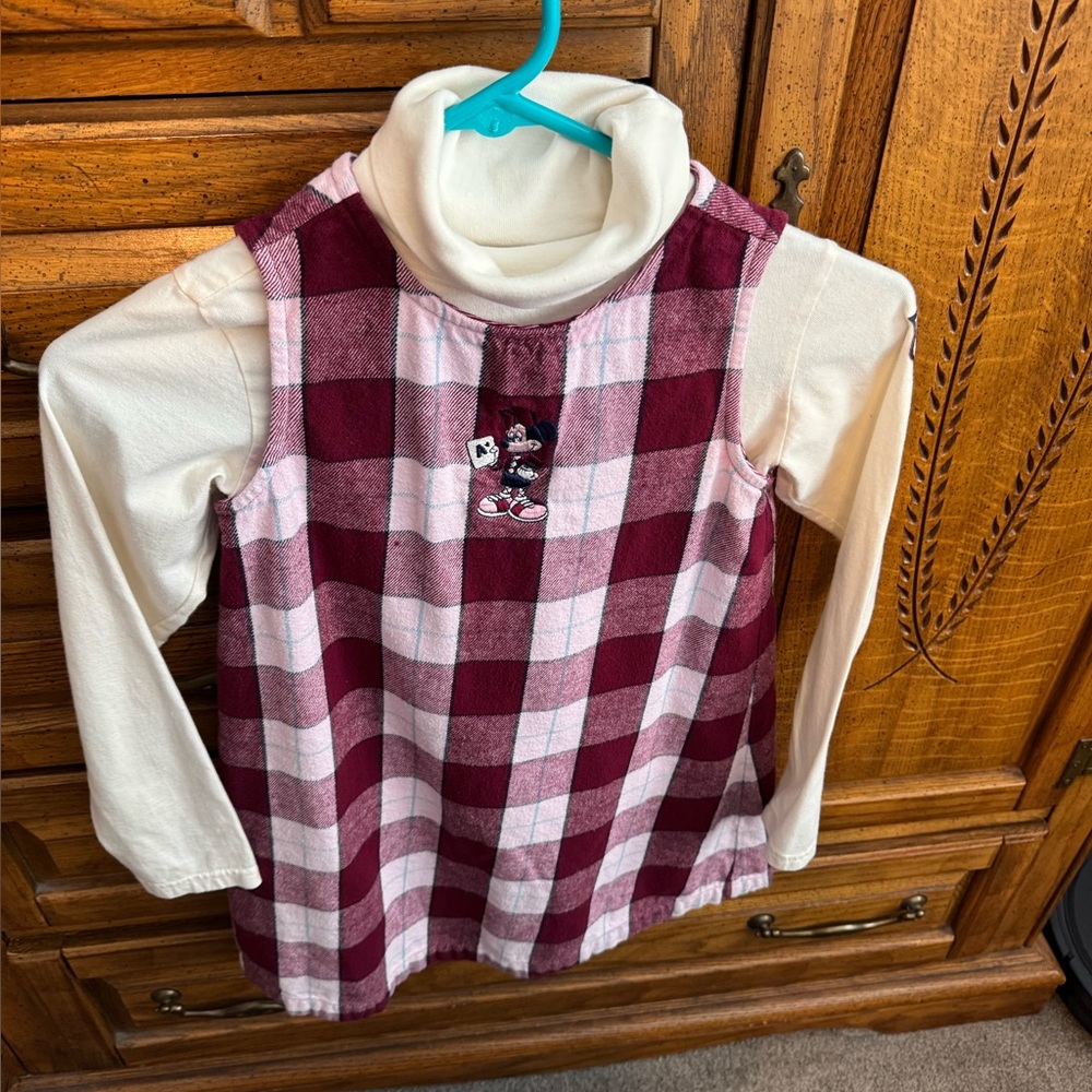 Disney Vintage Dress And A Turtleneck Top